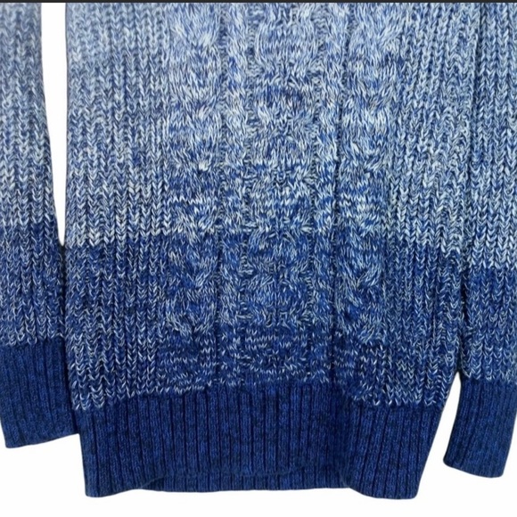 Gap Womens Cable Knit Ombre TurtleNeck Sweater - Picture 3 of 6